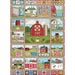 Cobble Hill 1000 Piece Puzzle Quilt Country-Sample Poster Included, Earthy Tones (Greens, Browns, Yellows