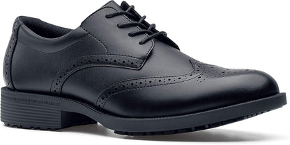 Shoes for Crews Men's Executive Wingtip III Leather Upper Dress Shoes