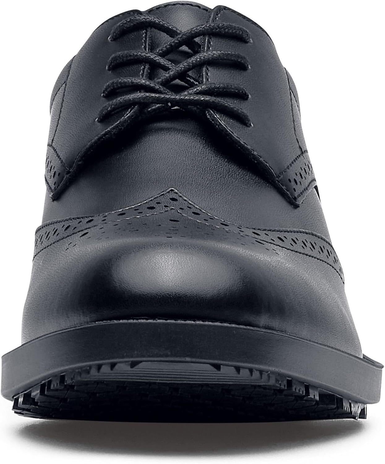 Shoes for Crews Men's Executive Wingtip III Leather Upper Dress Shoes