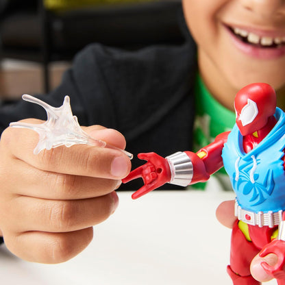 MixMashers Marvel Scarlet Spider Custom Spider-Man Mix-And-Match Action Figure & Accessories, 12-cm-scale (5 inch) Super Hero Toys for Children Ages 4+, Red