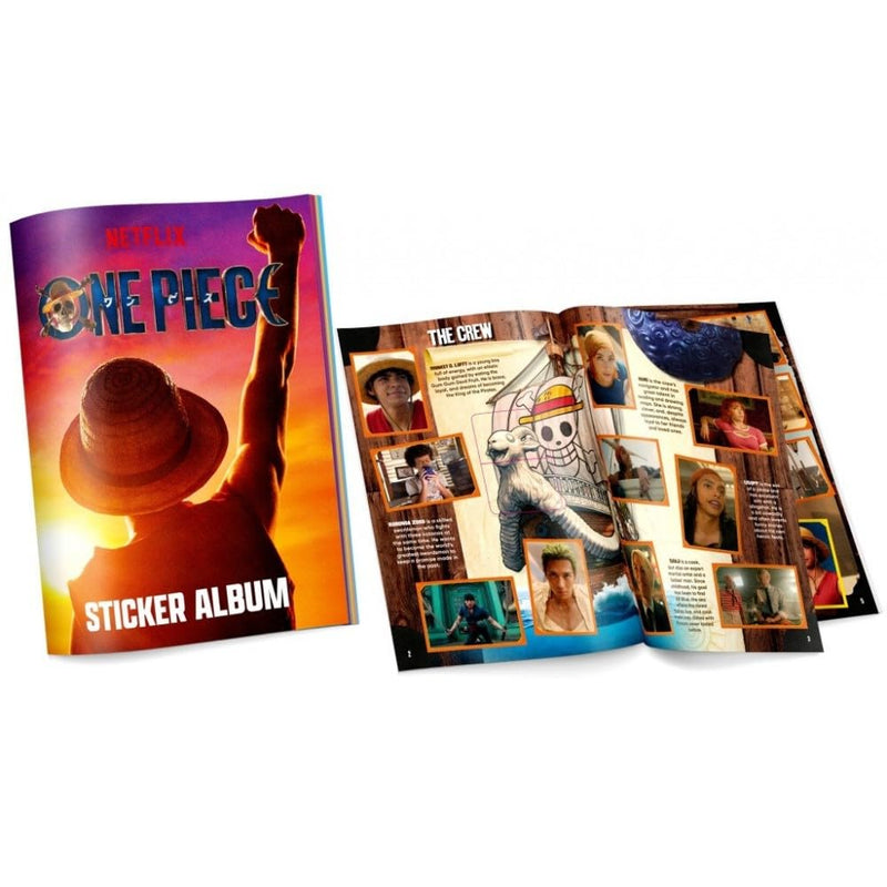 Netflix One Piece, Sticker Album, Collector's Notebook for Series Fans