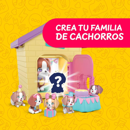 Little Live Pets Mama Surprise Families Puppy Adoption, Random Breed Puppies, Contains 3, 4 and 5 Puppies to Adopt and Create a Family, Children from 5 Years, Famous (LP305000
