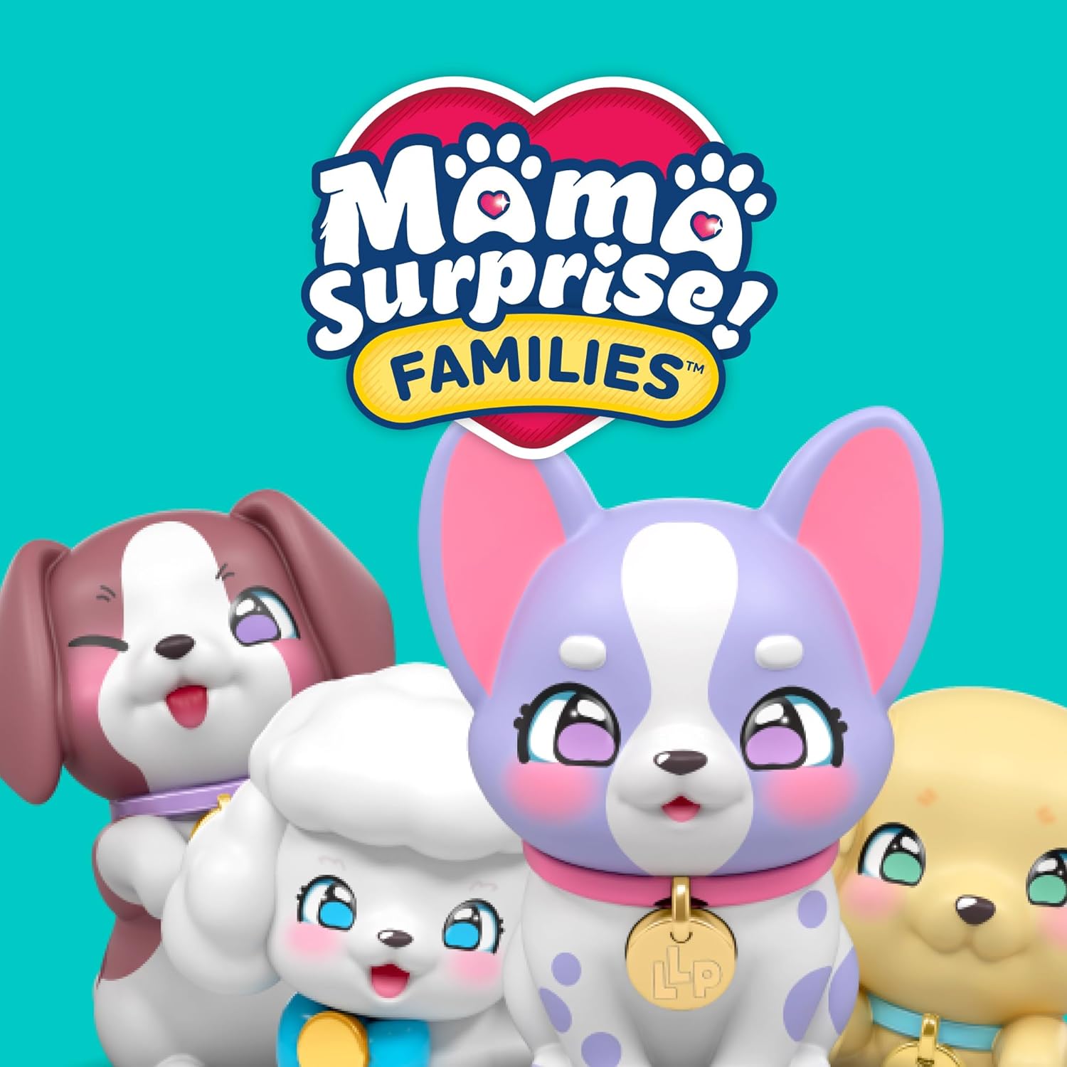 Little Live Pets Mama Surprise Families Puppy Adoption, Random Breed Puppies, Contains 3, 4 and 5 Puppies to Adopt and Create a Family, Children from 5 Years, Famous (LP305000