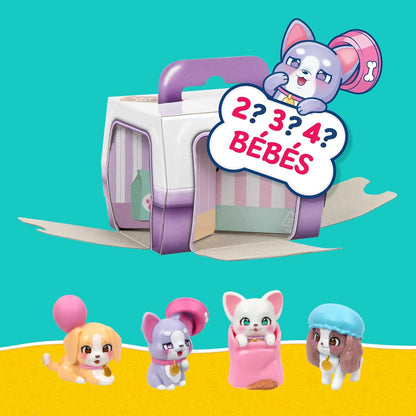 Little Live Pets Mama Surprise Families Puppy Adoption, Random Breed Puppies, Contains 3, 4 and 5 Puppies to Adopt and Create a Family, Children from 5 Years, Famous (LP305000