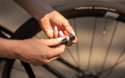 BBB Cycling HighRoad Mini Pump - Compact Bike Pump - Fits All Valves & Tubeless - Black - BMP-121