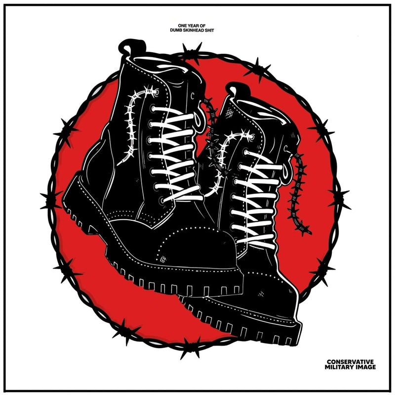 One year of dumb skinhead shit - rotes Vinyl