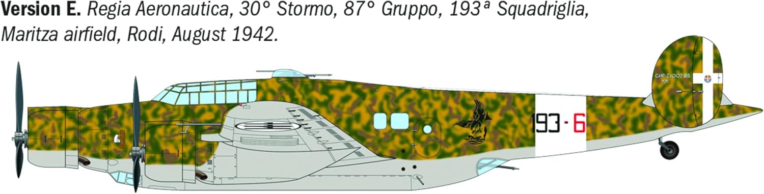Italeri 1479 CANT Z.1007 Alcyon 1:72 Scale Plastic Model Kit/Model Assembly