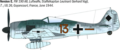 Italeri - 1/72 Focke-wulf Fw 190 A-8/f Aces