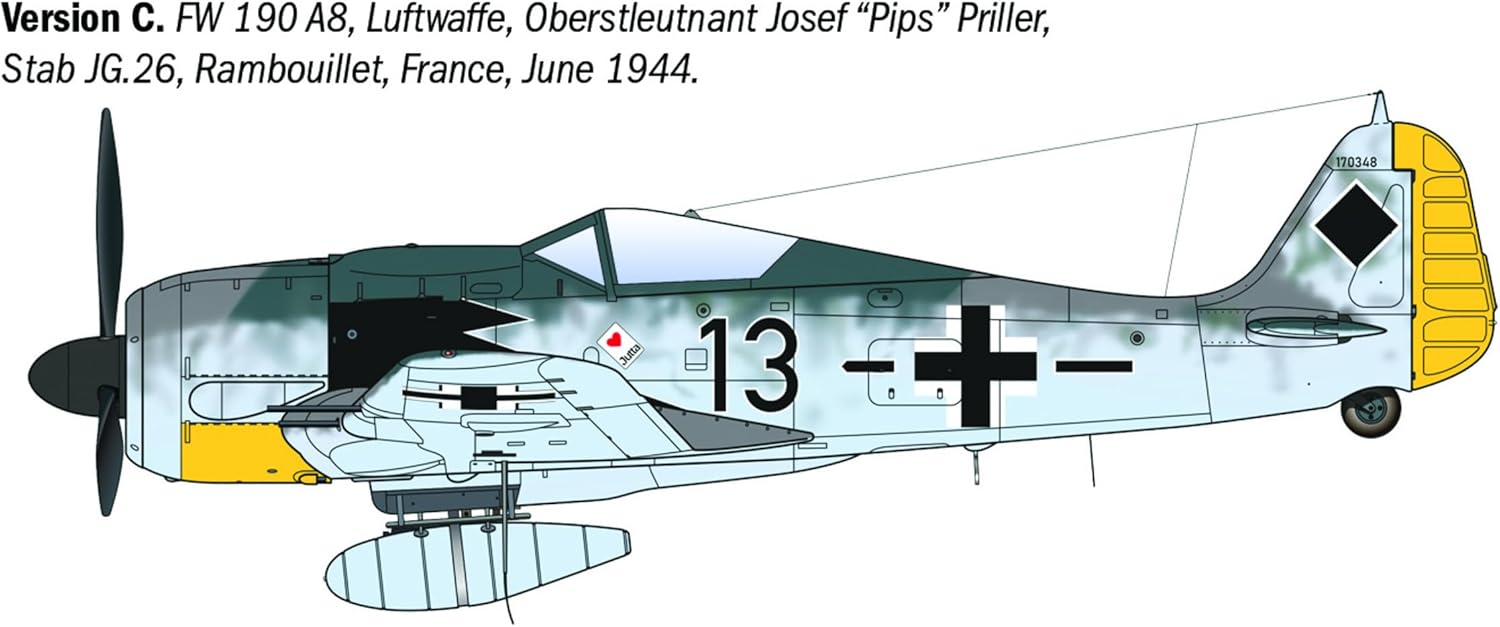 Italeri - 1/72 Focke-wulf Fw 190 A-8/f Aces