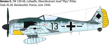Italeri - 1/72 Focke-wulf Fw 190 A-8/f Aces