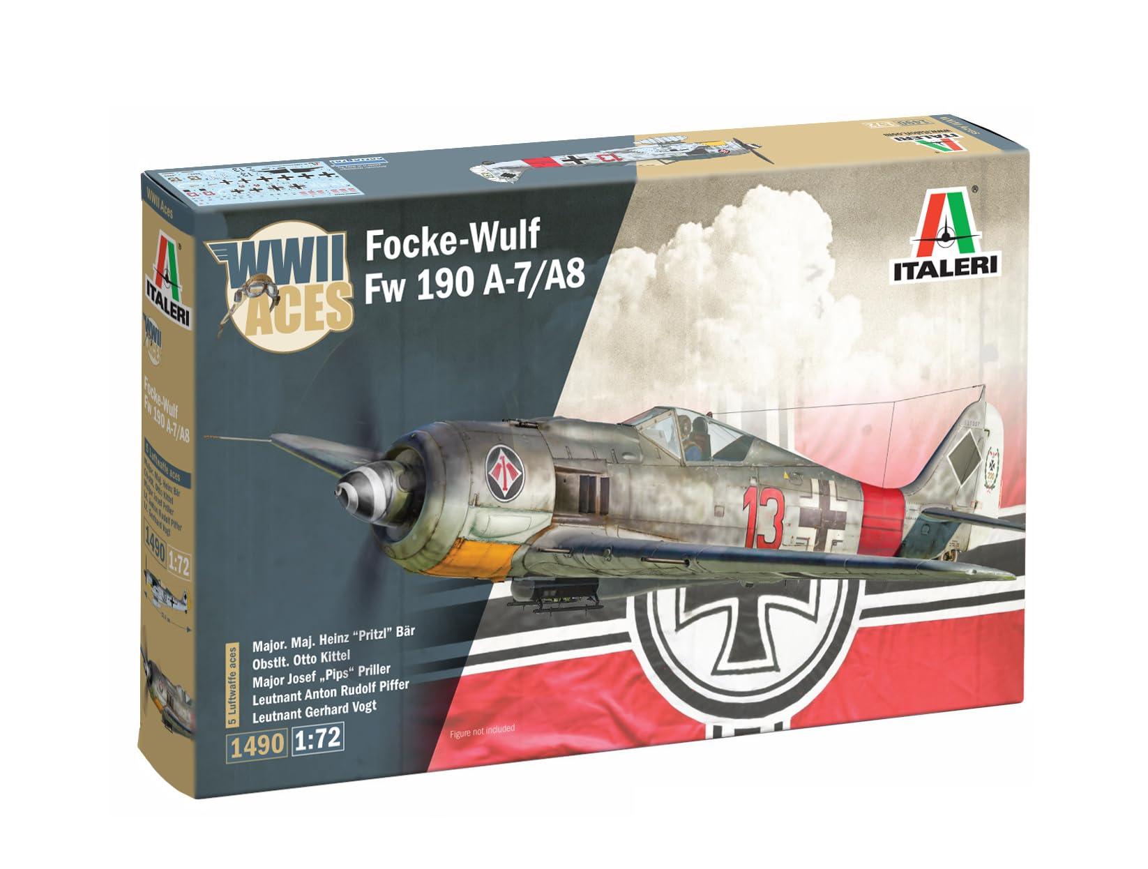 Italeri - 1/72 Focke-wulf Fw 190 A-8/f Aces