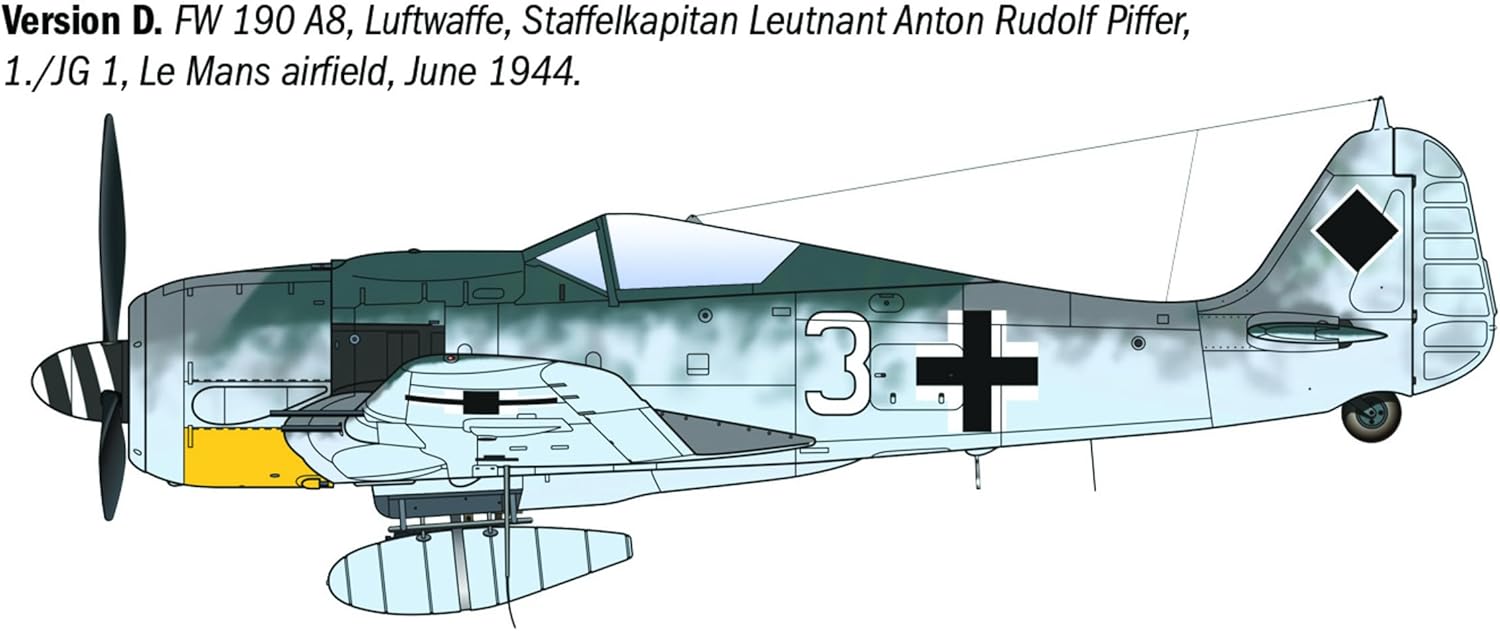 Italeri - 1/72 Focke-wulf Fw 190 A-8/f Aces
