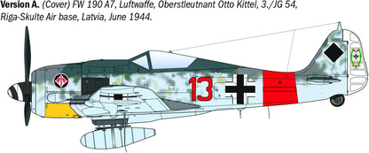Italeri - 1/72 Focke-wulf Fw 190 A-8/f Aces