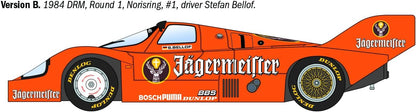 Italeri 3678 Porsche 956 Jagermeister, scala 1:24, Plastic Model Kit/Modello in plastica da montare