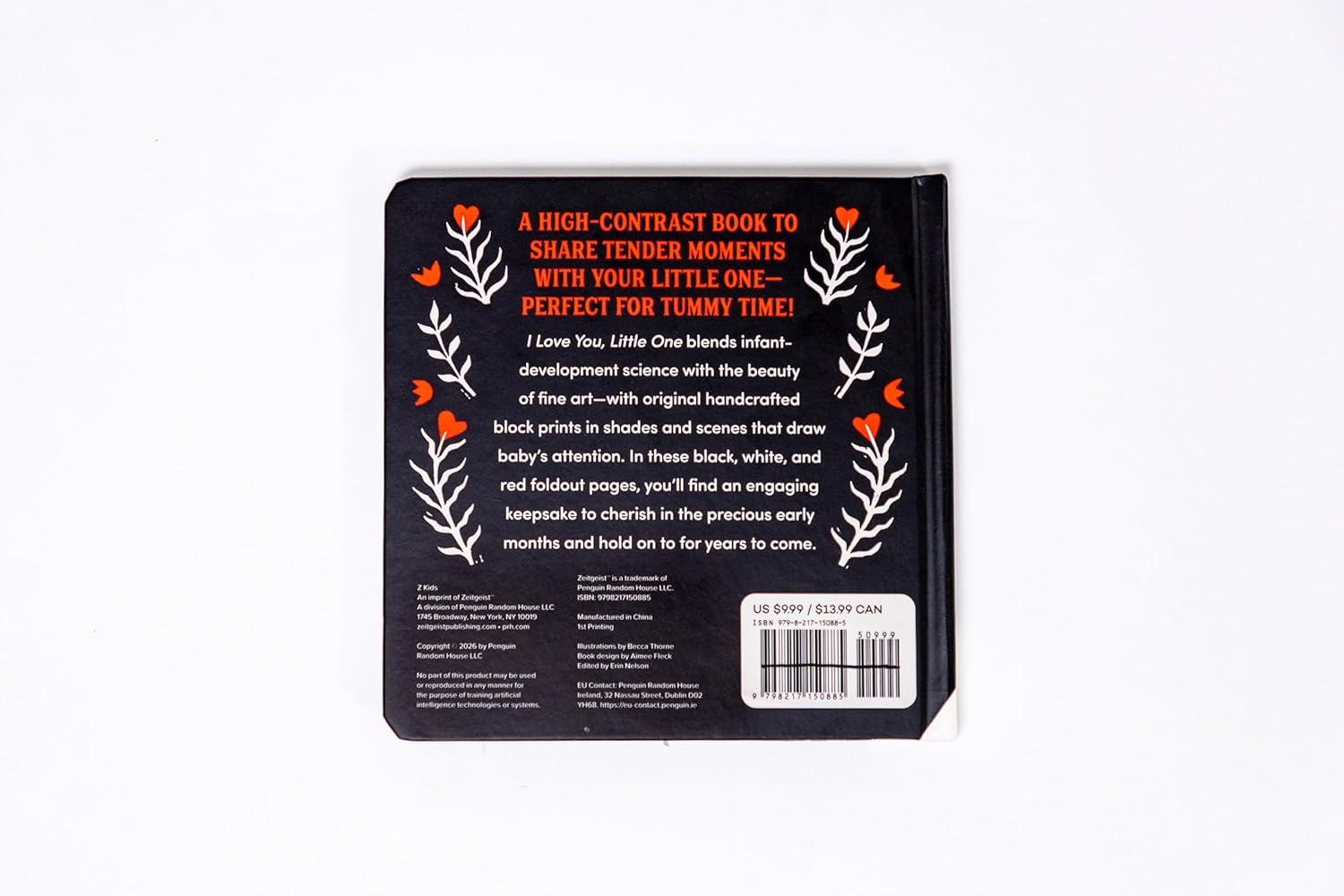 I Love You, Little One: A High-contrast Baby Book (Black-and-white Tummy Time Book for Visual Stimulation