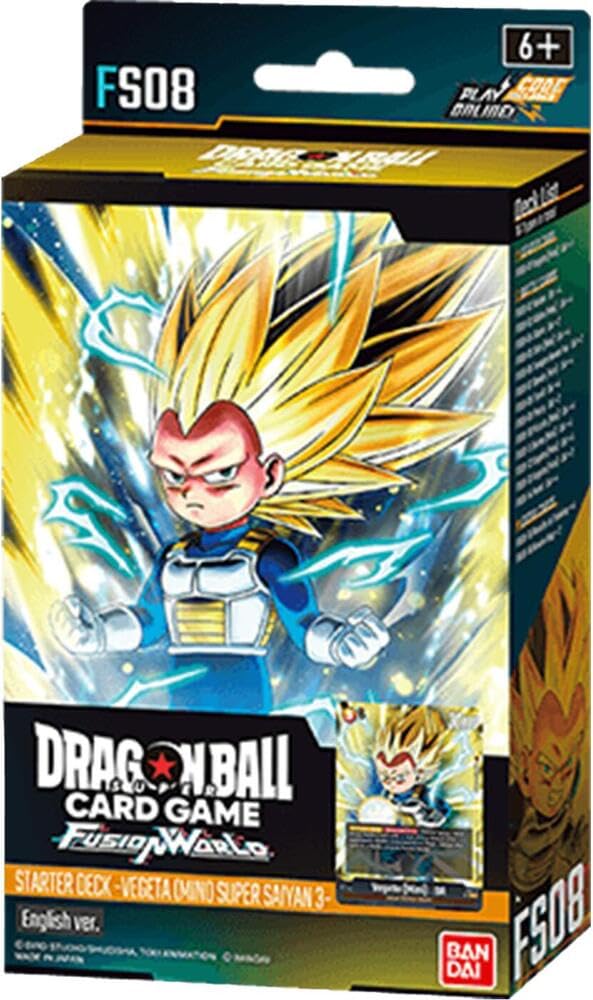 Bandai | Dragon Ball Super CG: Starter Deck - Fusion World 06 (FS08) | Trading Card Game | Ages 6+ | 2 Players | 15-30 Minutes Playing Time, Gold