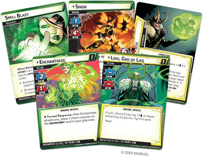 Asmodee | Marvel Champions: Trickster Takeover | Scenario Card Game | Ages 12+ | 1-4 Players | 30+ Minutes Playing Time