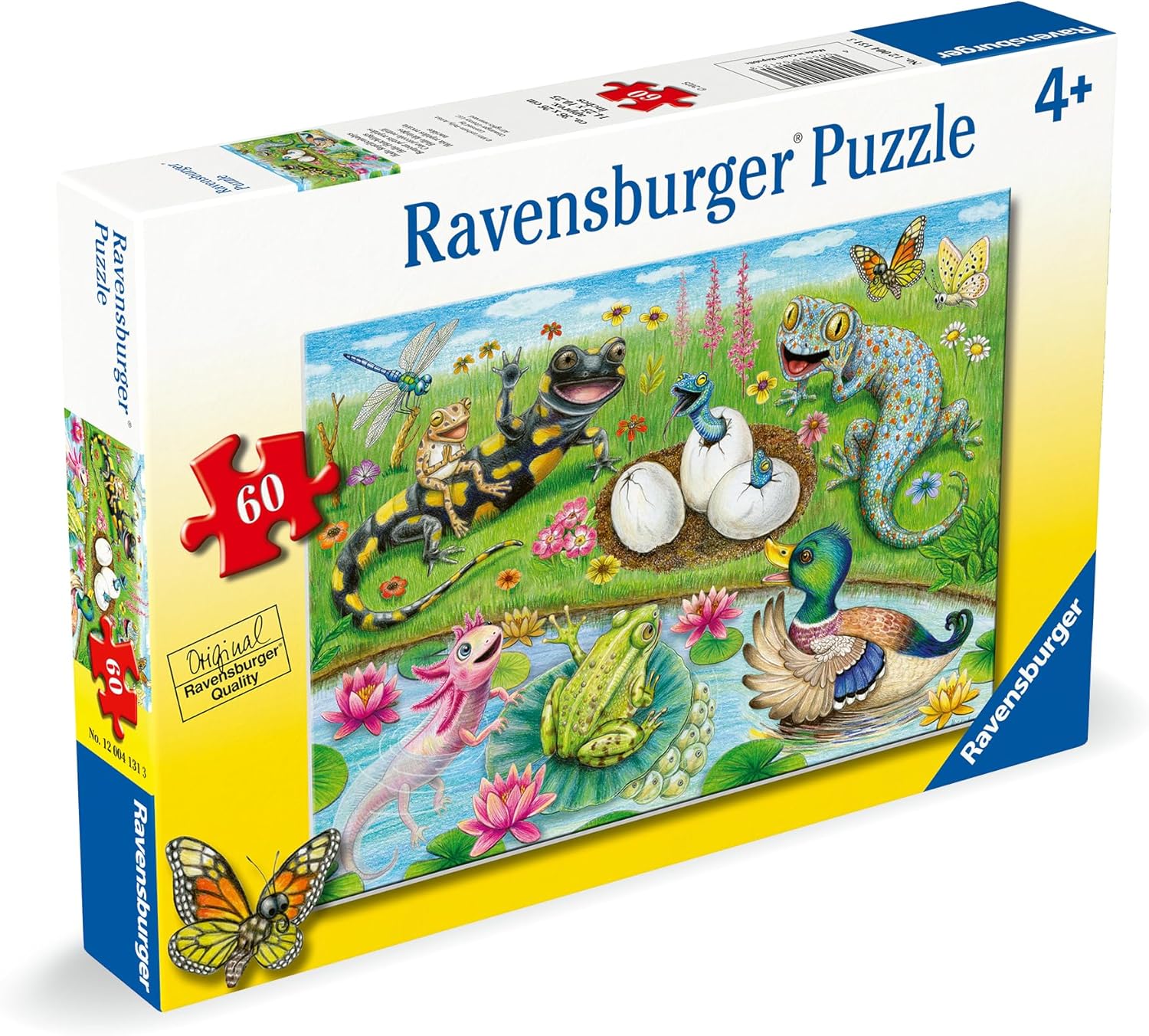 Ravensburger Hello Hatchlings - Educational Toys for Kids - 60 Piece Jigsaw Puzzle - 4 Years +