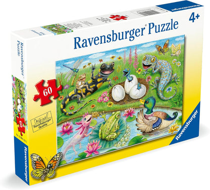 Ravensburger Hello Hatchlings - Educational Toys for Kids - 60 Piece Jigsaw Puzzle - 4 Years +
