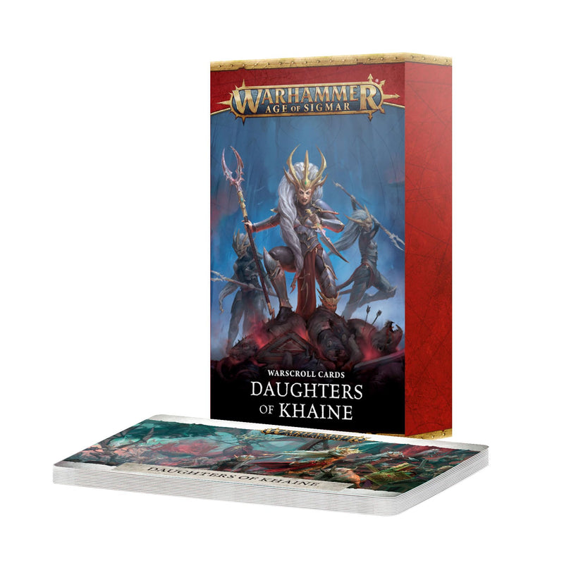 Games Workshop - Warhammer - Age of Sigmar - Warscroll Cards: Daughters of Khaine