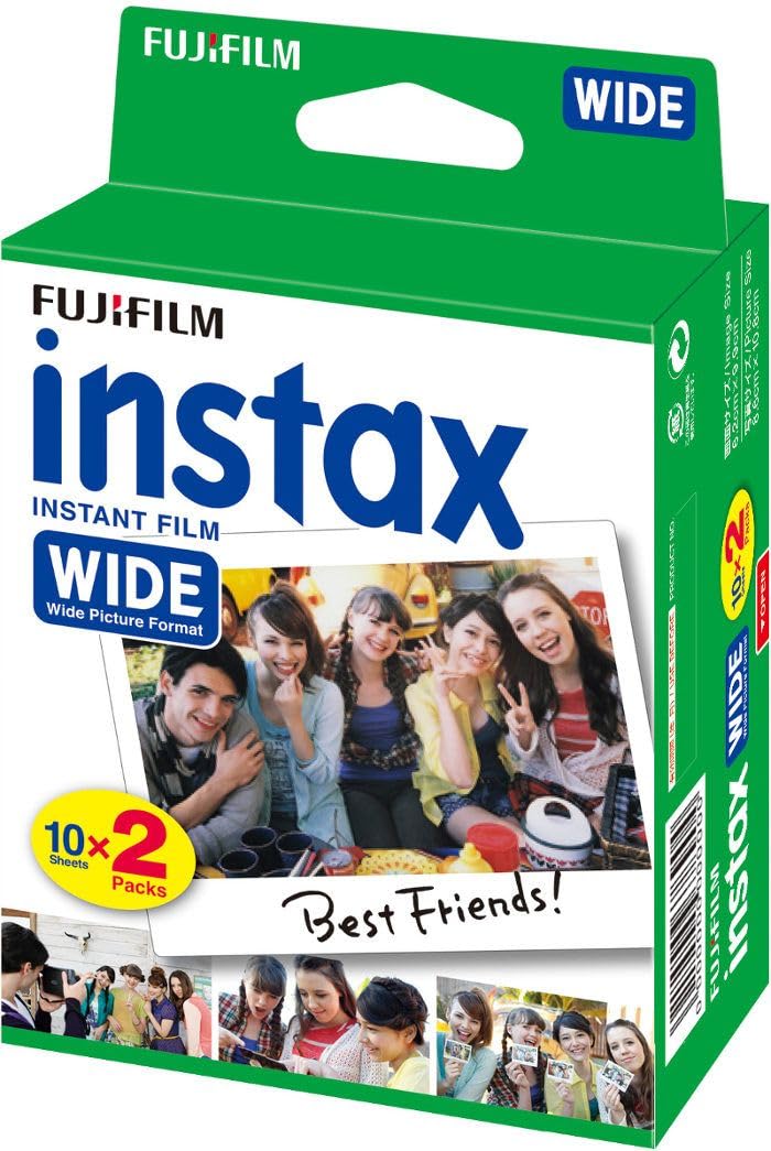 Fujifilm Instax Wide Large Format Instant Photo Film (2 x 10 Sheets