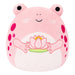 Squishmallows Original 7.5-Inch Lonina the Pink Frog