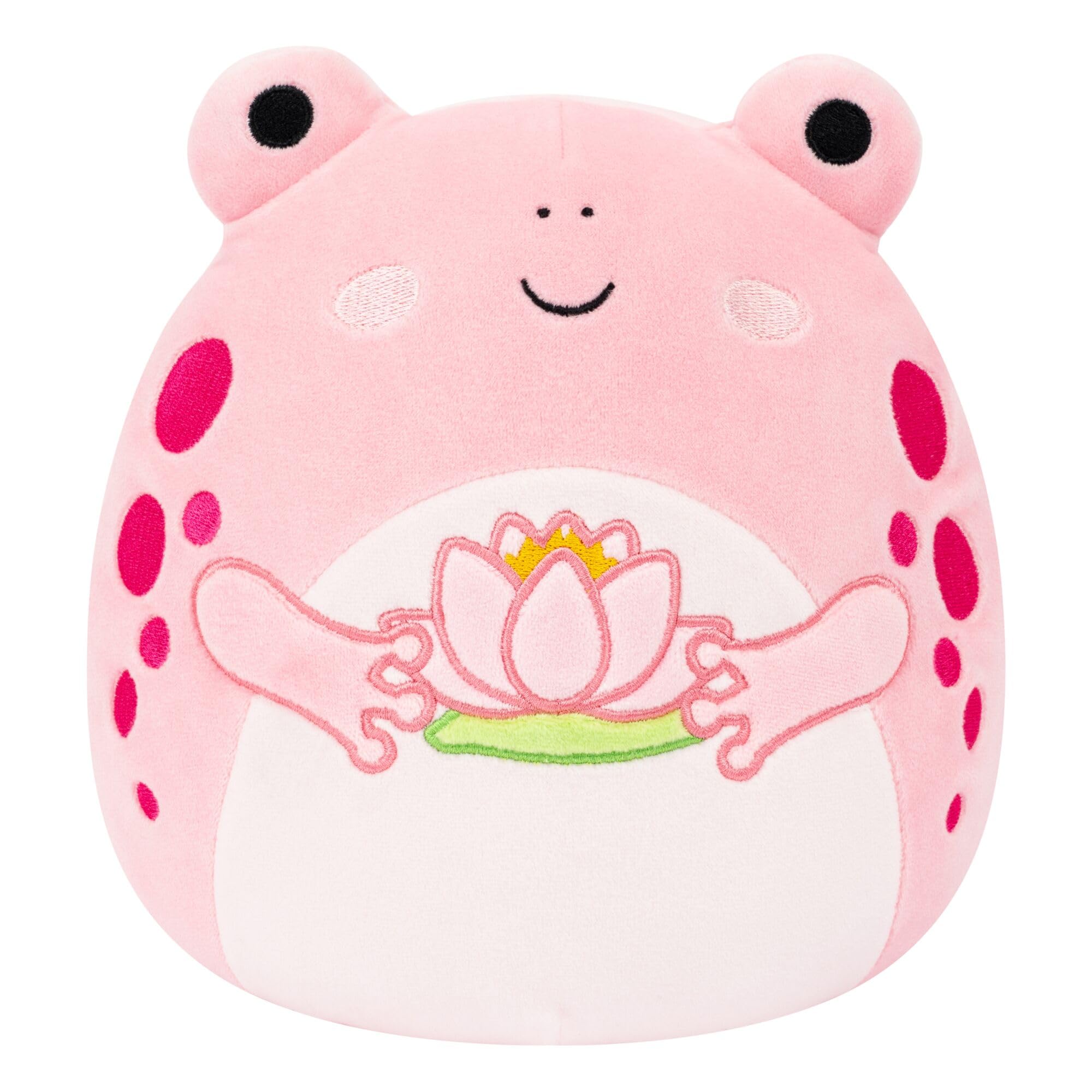 Squishmallows Original 7.5-Inch Lonina the Pink Frog