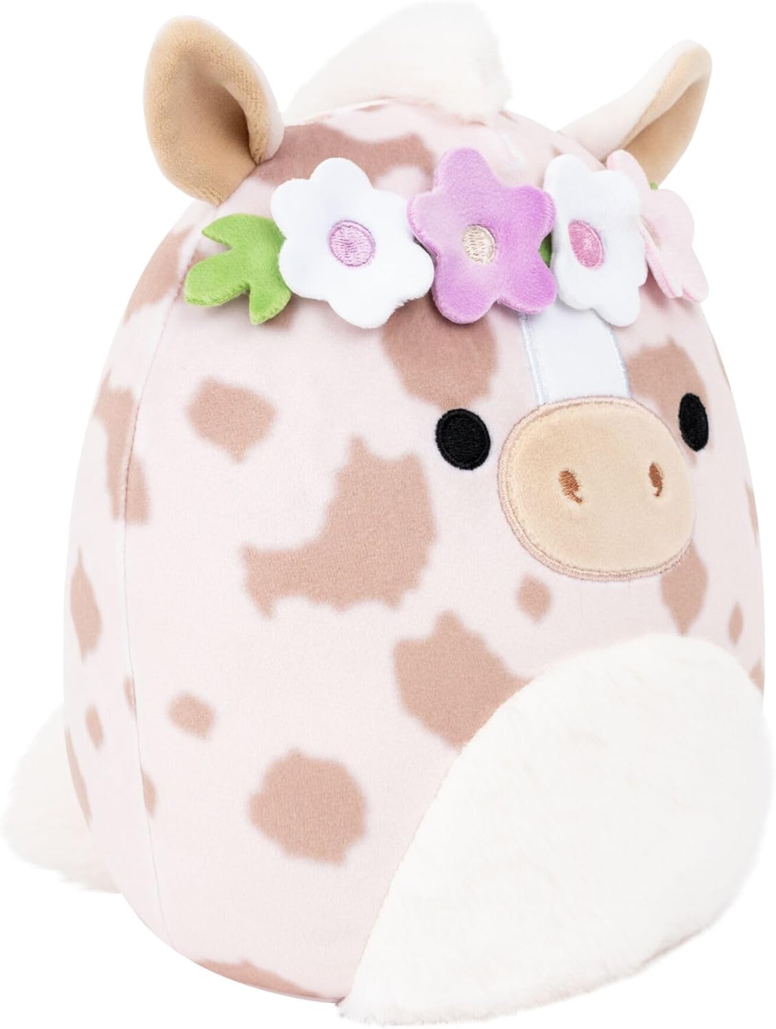 Squishmallows Originals 7.5-Inch Charla the Beige Spotted Horse