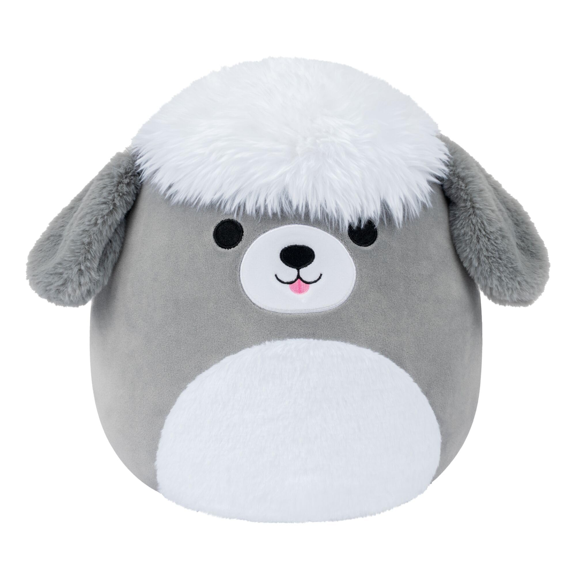 Squishmallows Original 12-Inch Arnold the Grey and White Sheepdog
