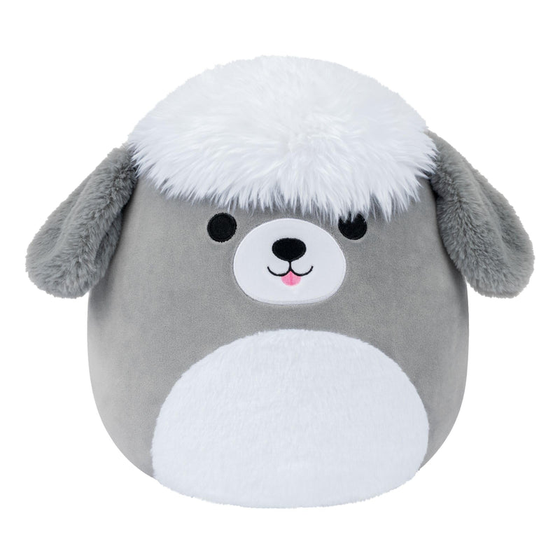 Squishmallows Original 12-Inch Arnold the Grey and White Sheepdog
