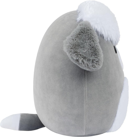 Squishmallows Original 12-Inch Arnold the Grey and White Sheepdog