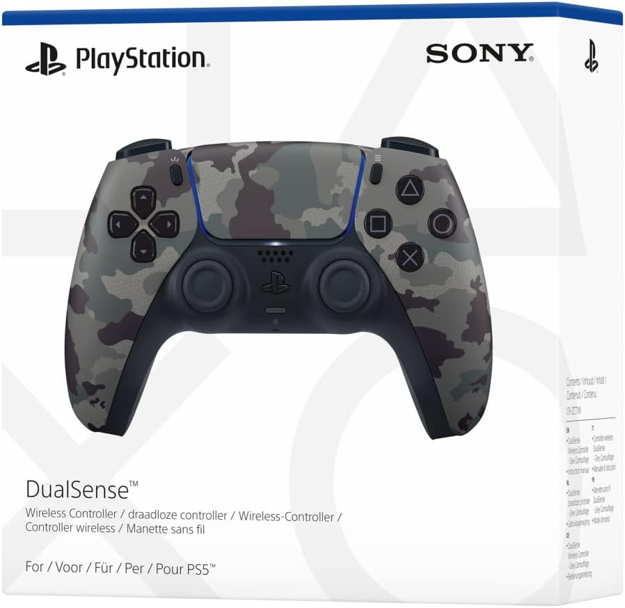 Playstation Sony Dualsense Wireless Controller PS5 - Grey Camo