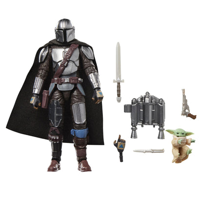 Star Wars The Vintage Collection The Mandalorian & Grogu, The Mandalorian & Grogu Deluxe 9.5-cm Collectible Action Figure