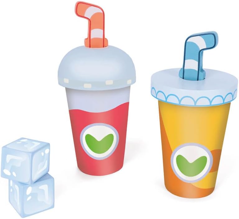 Bluey - Wooden Smoothie Set - Pretend Play Blender and Fruit Accessories - Imaginative Kitchen Role Play Toy for Kids Ages 3 and Up