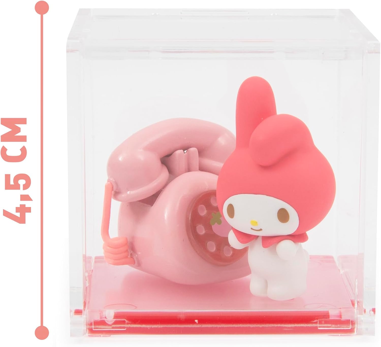 Hello Kitty & Friends Love Calling Mini Figure Blind Bag – 4.5cm Collectible Figure with Phone Accessory in Display Box, Random Model, Ages 3+