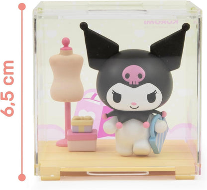 Hello Kitty Mini Figure Blind Box – 1 Random Character Included (Kuromi Fun Rhapsody Series), Collect 1 of 9 Styles Including 1 Super Rare, Sanrio Figure with Stackable Display Box