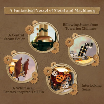 PAN TASY Steampunk Airship Ball Building Set (85021