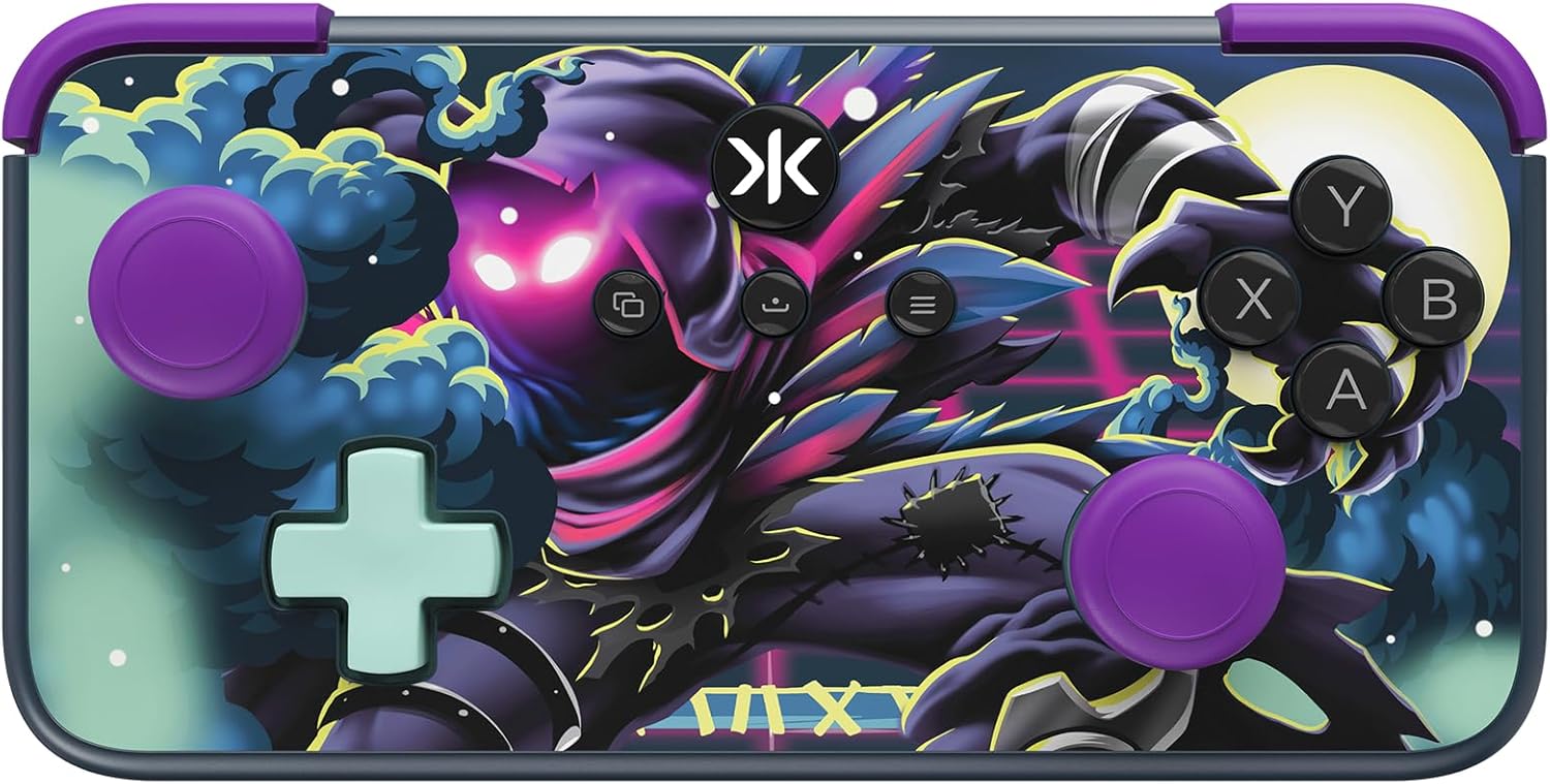 CRKD NEO S - Wireless Collectible Controller for Nintendo Switch OLED, Mobile, PC, Smart TV, Steam Deck OLED, Legion Go, Rog Ally Gaming (Raven Fortnite Edition with Charging Dock)