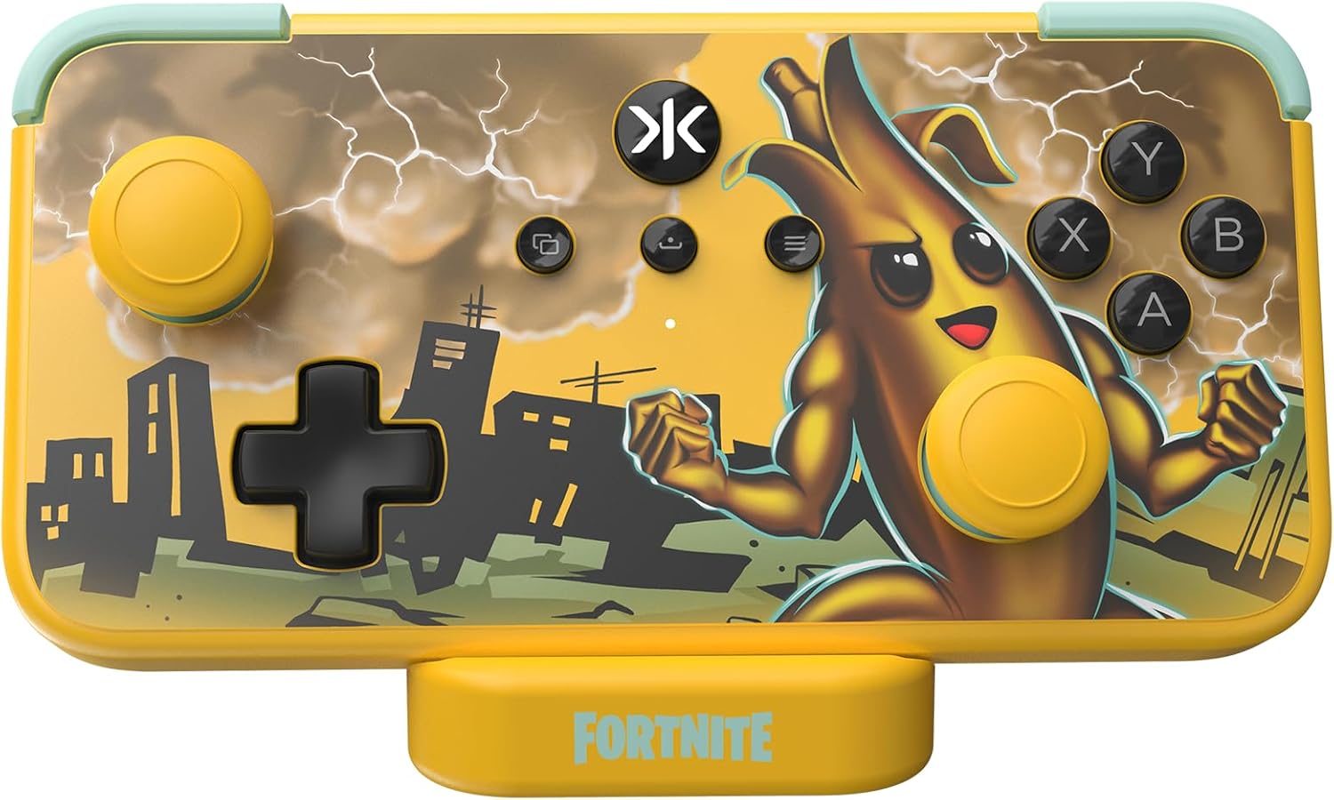CRKD NEO S - Wireless Collectible Controller for Nintendo Switch OLED, Mobile, PC, Smart TV, Steam Deck OLED, Legion Go, Rog Ally Gaming (Peely Fortnite Edition with Charging Dock)