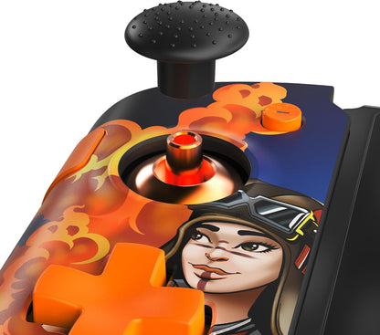 CRKD Nitro Deck+ Handheld Pro Controller for Nintendo Switch & OLED Model - TV Dockable - Programmable Sidekicks & Back Buttons - True Collection System (Renegade Raider Fortnite Edition