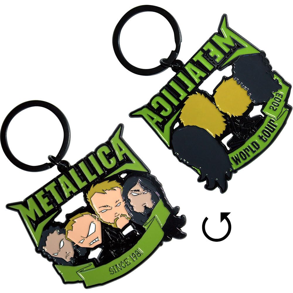 Metallica - Metallica Keychain: Since 1981 Heads (Double Sided)