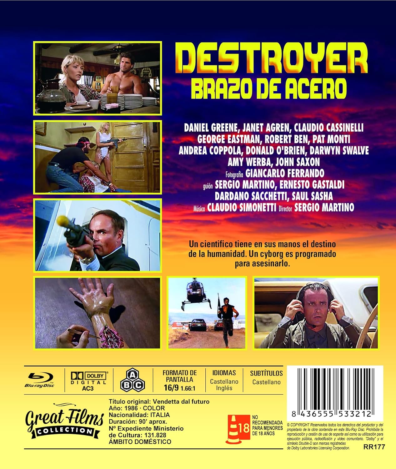 Destroyer, Brazo De Acero (Vendetta Dal Futuro) (Bd-R