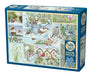 Cobble Hill 500 Piece Puzzle -Garden Birds in Winter - Sample Poster Included
