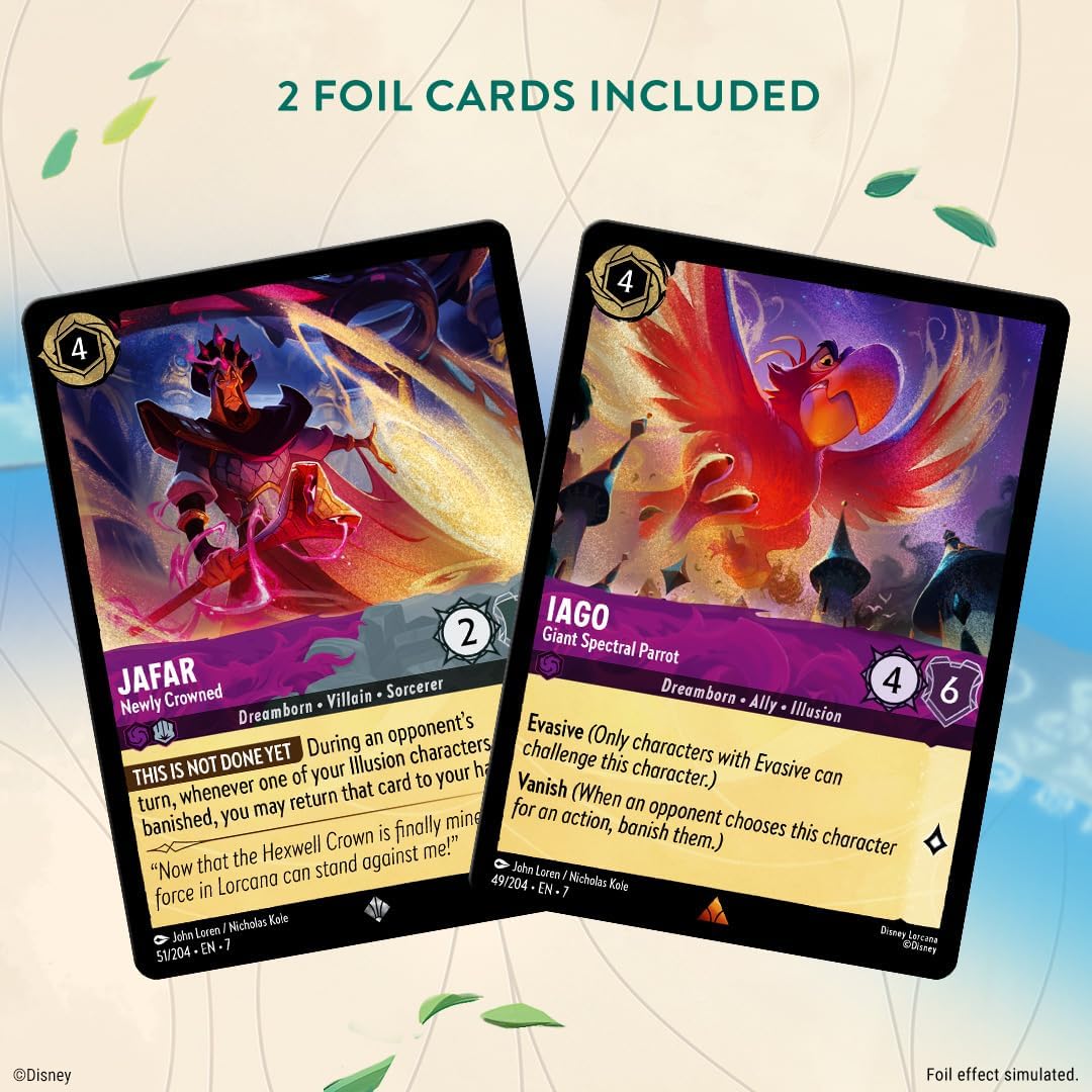 Ravensburger Disney Lorcana Trading Card Game for Adults and Kids Age 8 Years Up - Starter Deck A - Set 7: Archazia's Island - Collectable TCG