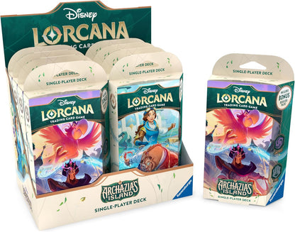Ravensburger Disney Lorcana Trading Card Game for Adults and Kids Age 8 Years Up - Starter Deck A - Set 7: Archazia's Island - Collectable TCG