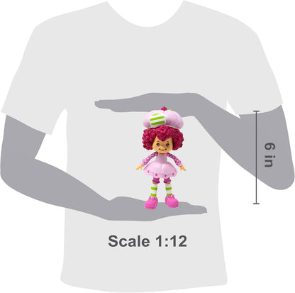 Boss Fight Studio Classic Strawberry Shortcake Raspberry Tart Actionfigur - Sammlerstück, duftende Figur mit abnehmbarem Hut und Tierbegleiter - Maßstab 1:12
