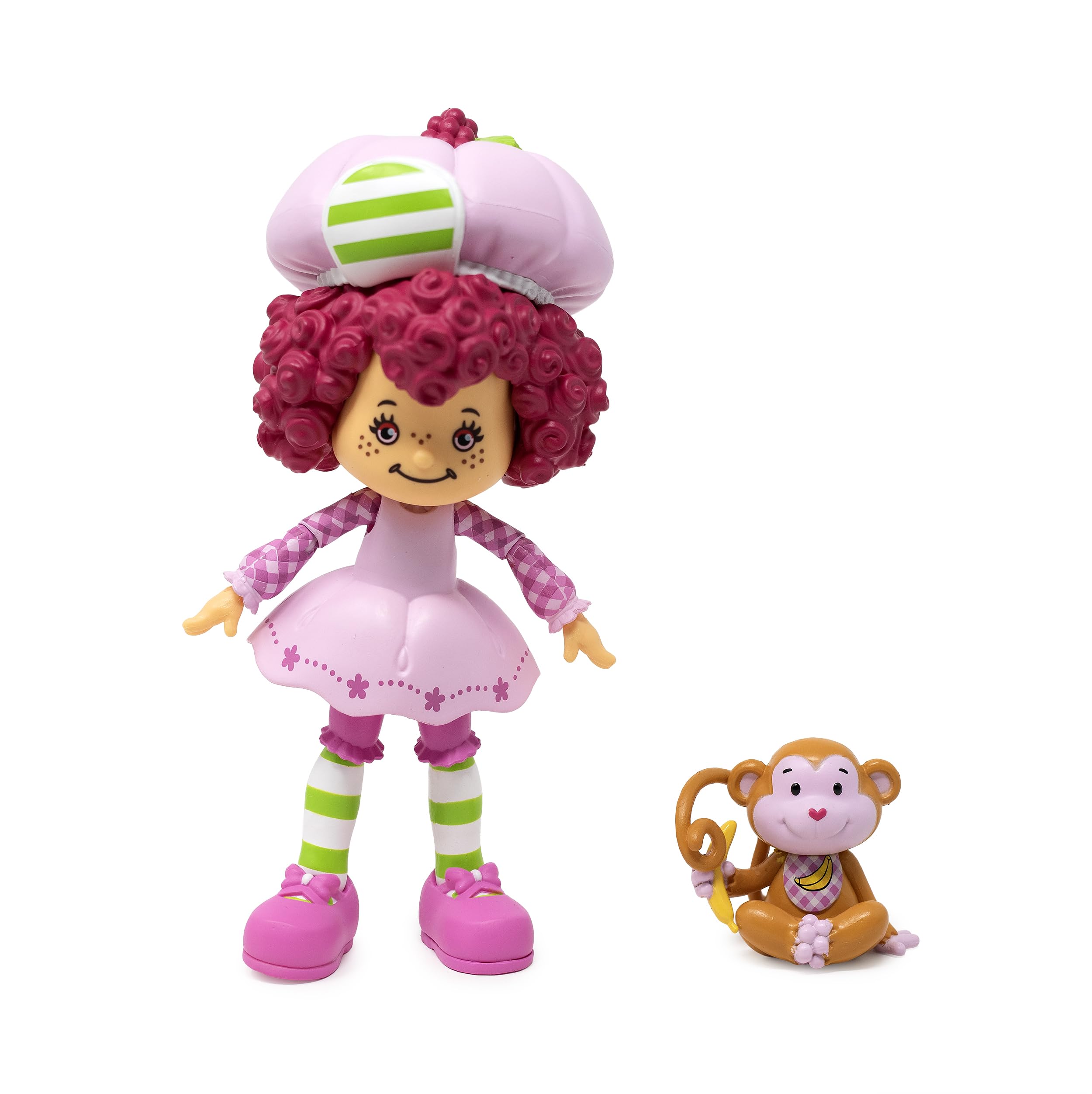 Boss Fight Studio Classic Strawberry Shortcake Raspberry Tart Actionfigur - Sammlerstück, duftende Figur mit abnehmbarem Hut und Tierbegleiter - Maßstab 1:12