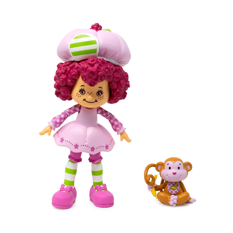 Boss Fight Studio Classic Strawberry Shortcake Raspberry Tart Actionfigur - Sammlerstück, duftende Figur mit abnehmbarem Hut und Tierbegleiter - Maßstab 1:12