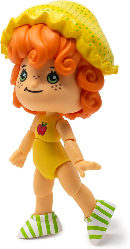 Boss Fight Studio Classic Strawberry Shortcake Apple Dumplin Action Figure - Figurine de collection parfumée avec chapeau amovible et compagnon animal - Échelle 1:12