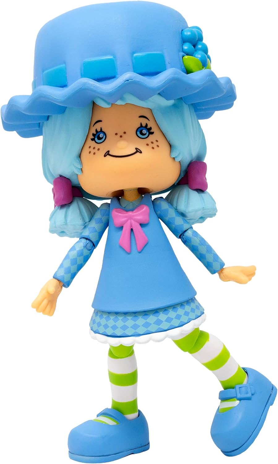 Boss Fight Studio Figurine classique Shortcake aux myrtilles - Figurine de collection parfumée avec chapeau amovible et compagnon animal - Échelle 1:12